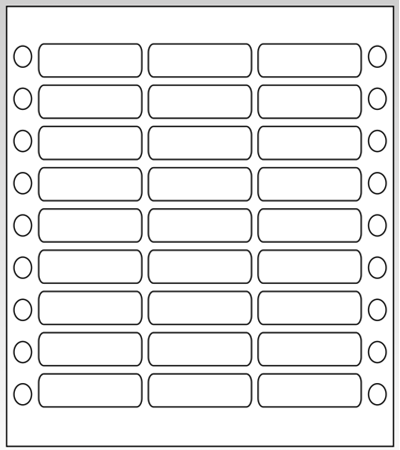 20 mm x 55 mm Yuvarlak Kenar ( 10 Paket )